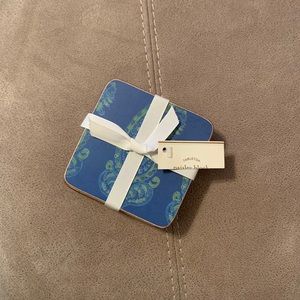 Paisley block coasters